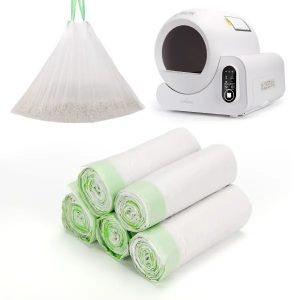 Bolsas higiénicas desechables para residuos de arenero automático 55x30cms  – Compatible con Litterbot 2.0