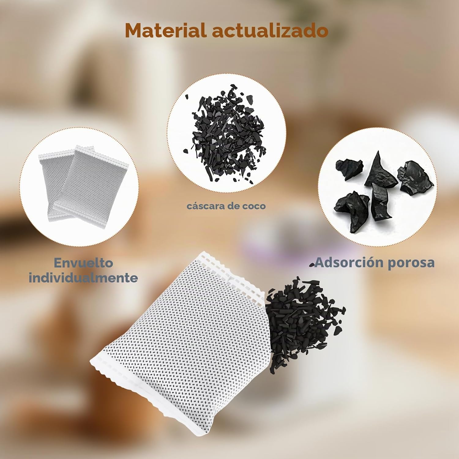 Filtro de carbón activado para arenero automático, elimina olores - Imagen 3
